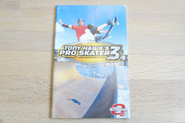 SONY PLAYSTATION TWO 2 PS2 : MANUAL : TONY HAWK 'S PRO SKATER 3 - Literatura E Instrucciones