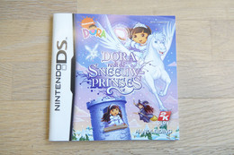 NINTENDO DS  : MANUAL : Dora Redt De Sneeuw-princes - Game - Literatur Und Anleitungen