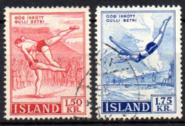 Islande: Yvert N° 272/273 - Usati