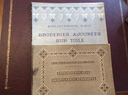 Lot Broderies Ajourées Sur Toile / Norvégiennes - Cross Stitch