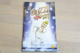 SONY PLAYSTATION TWO 2 PS2 : MANUAL : BUZZ THE MUSIC QUIZ - Letteratura E Istruzioni