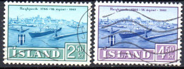 Islande: Yvert N° 309/310; 2 Valeurs - Gebraucht