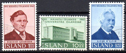 Islande: Yvert N° 313/315 - Used Stamps