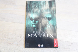 SONY PLAYSTATION TWO 2 PS2 : MANUAL : ENTER THE MATRIX - Literatuur En Instructies