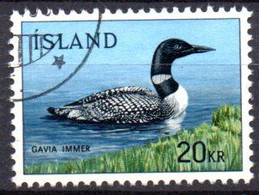 Islande: Yvert N° 363, Oiseau, Bird - Oblitérés