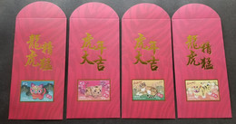 Hong Kong Post Year Of The Tiger Stamp 2022 Angpao Chinese Lunar (money Packet) - Año Nuevo