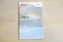 NINTENDO WII  : MANUAL : Pes 2008 - Game - Manual - Littérature & Notices