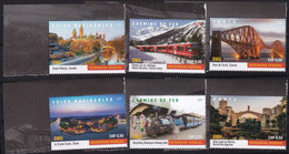 UNO-Genf, 2021, 1142/47, MNH **, UNESCO-Welterbe: Brücken, Wasserstraßen Und Eisenbahnen. - Unused Stamps