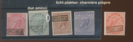 38/41. SPECIMEN Met Zen 20c Orage.  Avec Un D'une Couleur Spéciale  * Met Plakkertje + Charnière Propre - 1865-1910