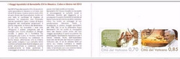 VATICANO -  2013 VALORE 0.70+0.85  VIAGGI PAPA BENEDETTO XVI OBLITERATI ( NECESSARI PER  FOGLI AGGIORNAMENTO MARINI) - Booklets