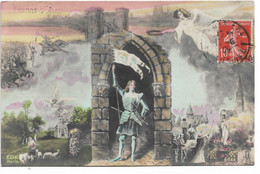 L100L472 - Carte Multi Vues Vie De Jeanne D'Arc, Ange - EOK N°3644 - Histoire