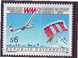 AUSTRIA 1947,unused - Parachutespringen