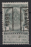 1c Preo 21A Anvers 1895 - Rollenmarken 1894-99
