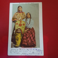 INDIAN WOMEN AND PAPOOSE - Native Americans