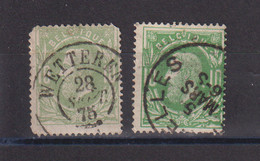 OBL 30 YT 27A MIC 32 SCO 30 COB Roi Léopold II    *BELGIQUE*  14A/01 2 Teintes = 2tbs Pour Le Prix D'un - 1883 Leopold II