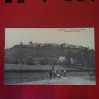 SAUTOUR LA POMPE DU PONT DE PIERRE ET PANORAMA DU VILLAGE - Otros & Sin Clasificación