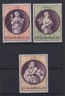 1969 San Marino Mi: 939-941** La Fede , La Speranza, La Carita - Neufs