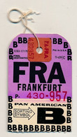 PAN AMERICAN - Etiquette De Bagage - FRANKFURT - P. 430-957 - Baggage Labels & Tags