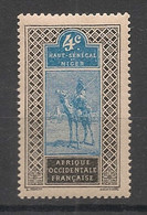 HAUT SENEGAL ET NIGER - 1914-17 - N°Yv. 20 - 4c Gris Et Bleu - Neuf Luxe ** / MNH / Postfrisch - Unused Stamps