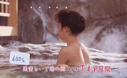 Télécarte Japon * EROTIQUE (6808) DANS LA BAIN *  EROTIC PHONECARD JAPAN * TK * BATHCLOTHES * FEMME SEXY LADY LINGERIE - Fashion