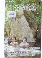 Télécarte Japon * EROTIQUE (6800) DANS LA BAIN *  EROTIC PHONECARD JAPAN * TK * BATHCLOTHES * FEMME SEXY LADY LINGERIE - Fashion