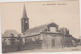 Vieux Condé  Eglise Et Mairie - Vieux Conde