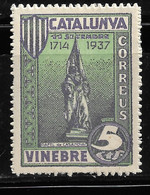ESPAÑA - REPÚBLICA 1937 VINEBRE - TARRAGONA SELLOS LOCALES. MNH. - Sonstige & Ohne Zuordnung