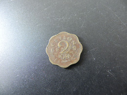 Ceylon 2 Cents 1944 - Sri Lanka