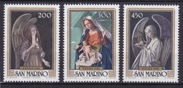 1982 San Marino Mi: 1267-1269** / Y&T: 1063-1065** Natale - Noël - Christmas - Weihnachten - Neufs