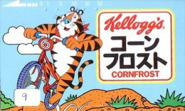 Telecarte KELLOG'S Phonecard Japan  (9)  Cornfrost - Alimentation