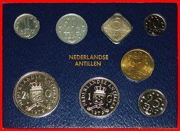 * FDC SET: NETHERLANDS ANTILLES★ 1 - 2 1/2 - 5-10-25 CENTS 1-2 1/2 GULDEN 1979! UNC MINT LUSTRE★LOW START ★ NO RESERVE! - Niederländische Antillen