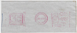 Brazil 1989 Fragment Cover Meter Stamp Pitney Bowes-GB Automax Slogan Erismann 35 Years São Paulo - Cartas