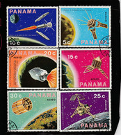 (Lotto N° 44) PANAMA - 6 Francobolli Usati, (ottimo Stato Di Conservazione ) - Panama