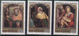 1981 San Marino  Mi: 1244-1246** / Y&T: 1040-1042** Natale - Noël - Christmas - Weihnachten - Neufs