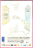 Carte Postale "Cart'Com" (1999) Le Printemps Des Musées - Illustration : Sempé - Sempé