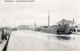 St Ghislain Canal De Mons à Condé N'a Pas Circulé - Saint-Ghislain