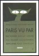 Carte Postale Illustration : Folon (cinéma Affiche Film) Paris Vu Par (chat) - Folon