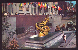 AK 078468 USA - New York City - Rockefeller Center - Prometheus Statue - Orte & Plätze