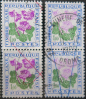 R1118/551 - 1964/1971 - TIMBRES TAXE - SERIE COMPLETE - N°85 à 102 ☉ ➤➤➤ N°102a Violet Très Pale (PAIRE) - 1960-.... Oblitérés