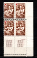 FRANCE 1969 - BLOC DE 4 TP Y.T. N° 1619 - NEUFS** / COIN DE FEUILLE - Unused Stamps