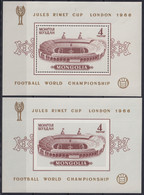 F-EX36524 MONGOLIA 1966 MNH WORLD CHAMPIONSHIP SOCCER CUP FOOTBALL PERF + IMPERFO. - 1966 – Inglaterra