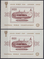 F-EX36524 MONGOLIA 1966 MNH WORLD CHAMPIONSHIP SOCCER CUP FOOTBALL PERF + IMPERFO. - 1966 – Angleterre