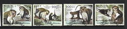 Guinea Bissau 2013 WWF Monkey Set Of 4 FU - Used Stamps