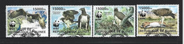 Guinea 2013 WWF Bird Eagles Set Of 4 FU - Oblitérés