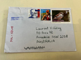 (1 L 7) Poland Letter Posted To Australia (during COVID-19 Pandemic Crisis) 3 Stamps - Covers & Documents