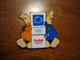 GREECE  PIN PINS OLYMPIC GAMES ATHENS 2004  MASCOTS KODAK - Jeux Olympiques