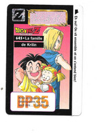 CARTE DRAGONBALL Z  - DP 35 - N°6 - La Famille De Krilin -- DAG2 - - Dragonball Z