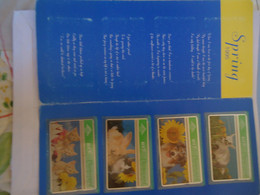 UNITED KINGDOM  MINT CARDS IN FOLDER  BT SPR1NG  1995 ANIMALS 3 SCAN - Autres & Non Classés