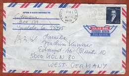 Luftpost, Thomas Paine, Santa Rosa Nach Koeln 1981 (11105) - Cartas
