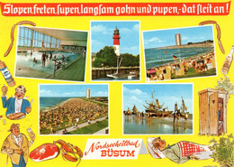 012304  Nordseeheilbad Büsum  Mehrbildkarte - Buesum